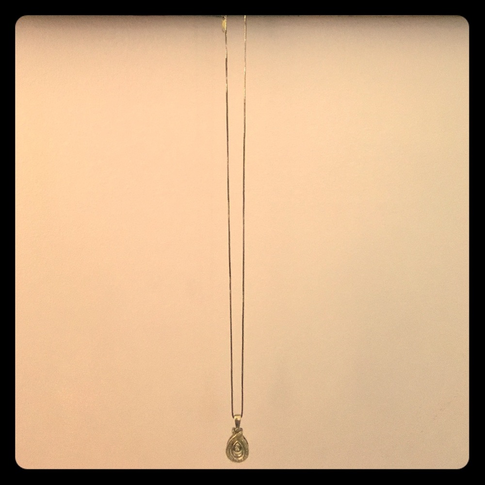 Kay silver pendant necklace