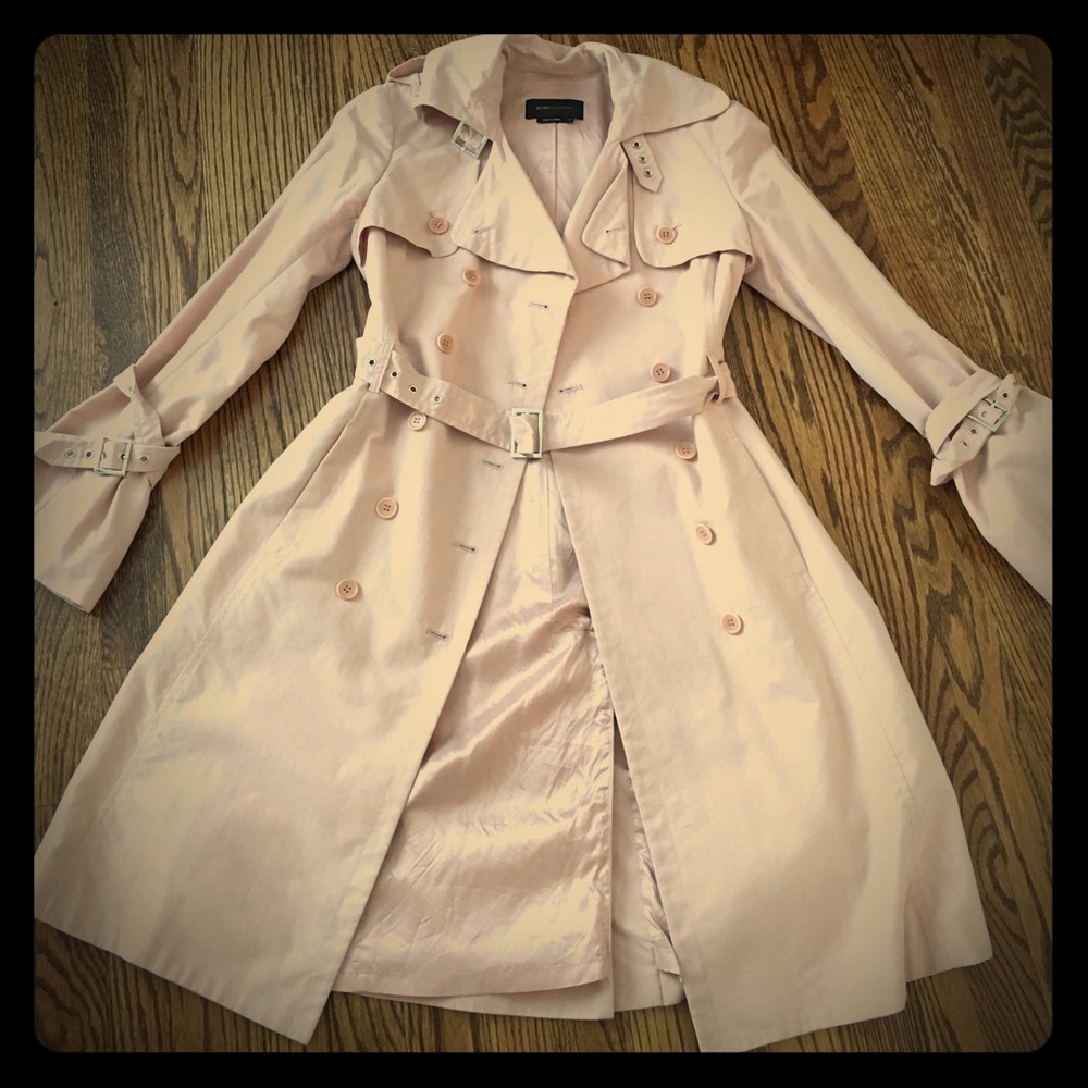 Baby Pink Trench Coat
