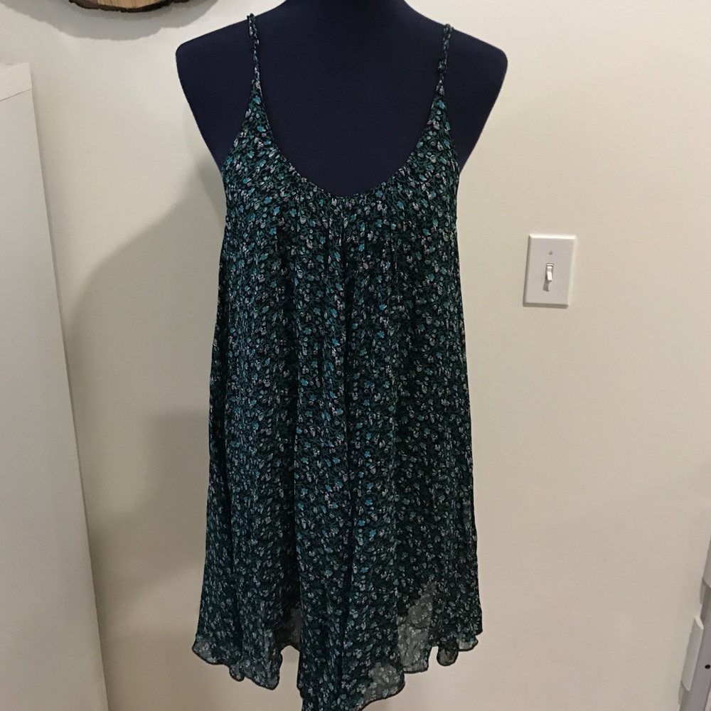 Blu Moon Floral BOHO Tunic Dress Sz. 2