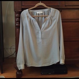 Loft grey blouse