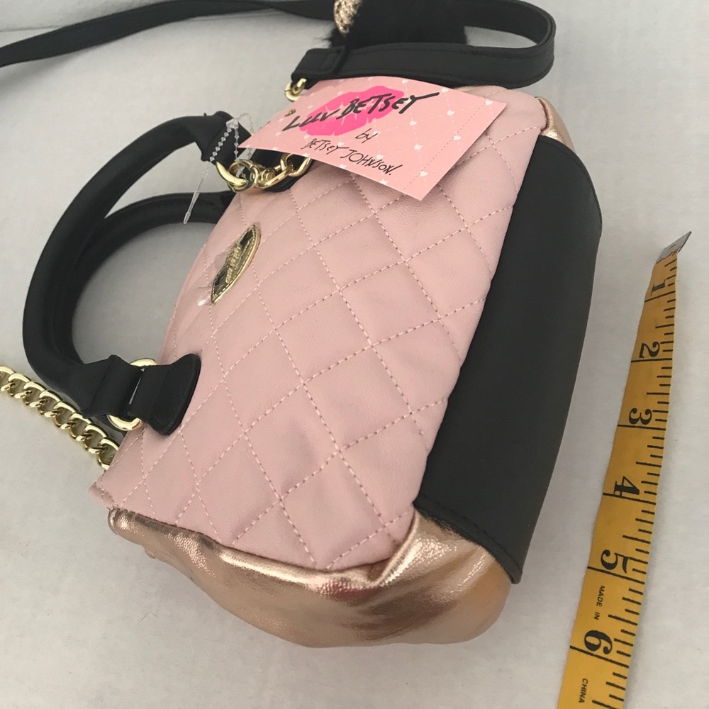 Betsey Johnson quilted Mini crossbody bag - Picture 7 of 7
