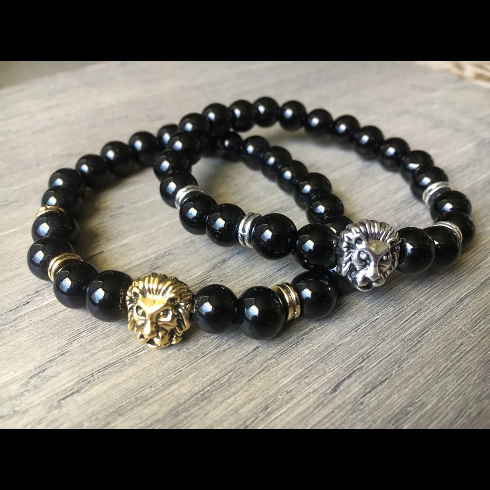 Lion head bracelet