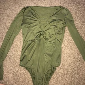 Unbranded lace up bodysuit