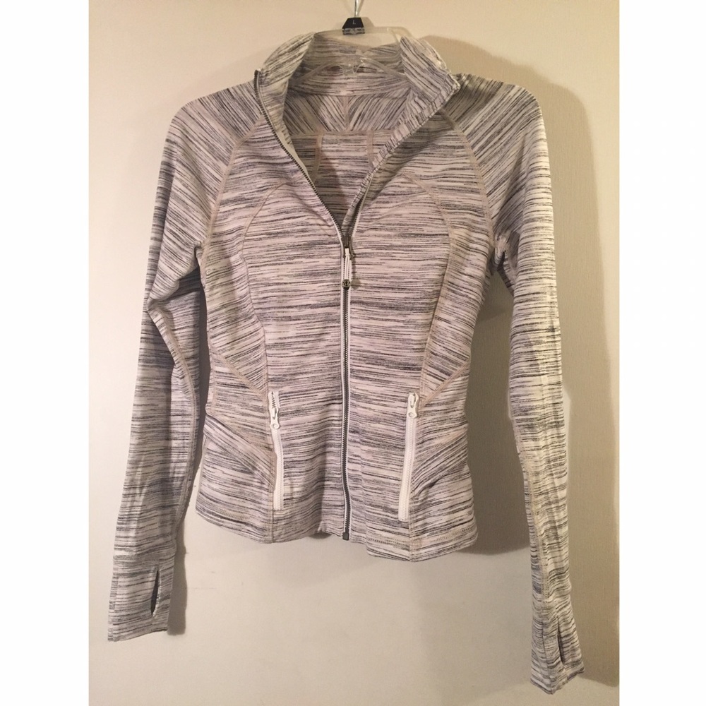 Lululemon jacket with ruffle details