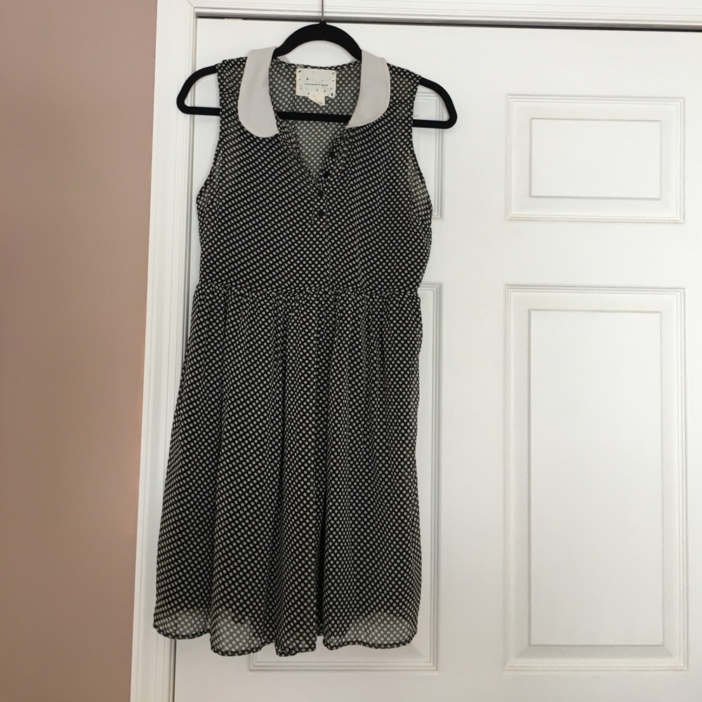 Urban Outfitters PolkaDot Dress w/ PeterPan Collar