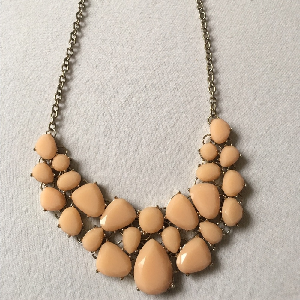 Peach Statement Necklace