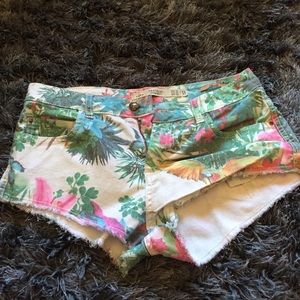 Zara tropical shorts
