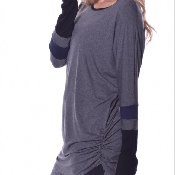 Long- sleeve Color block tunic - Picture 3 of 6