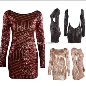 Beautiful black sequence dress. Open to offers!