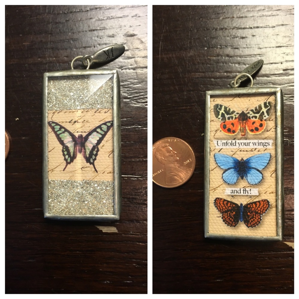 Jewel Kade butterfly charm