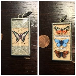 Jewel Kade butterfly charm