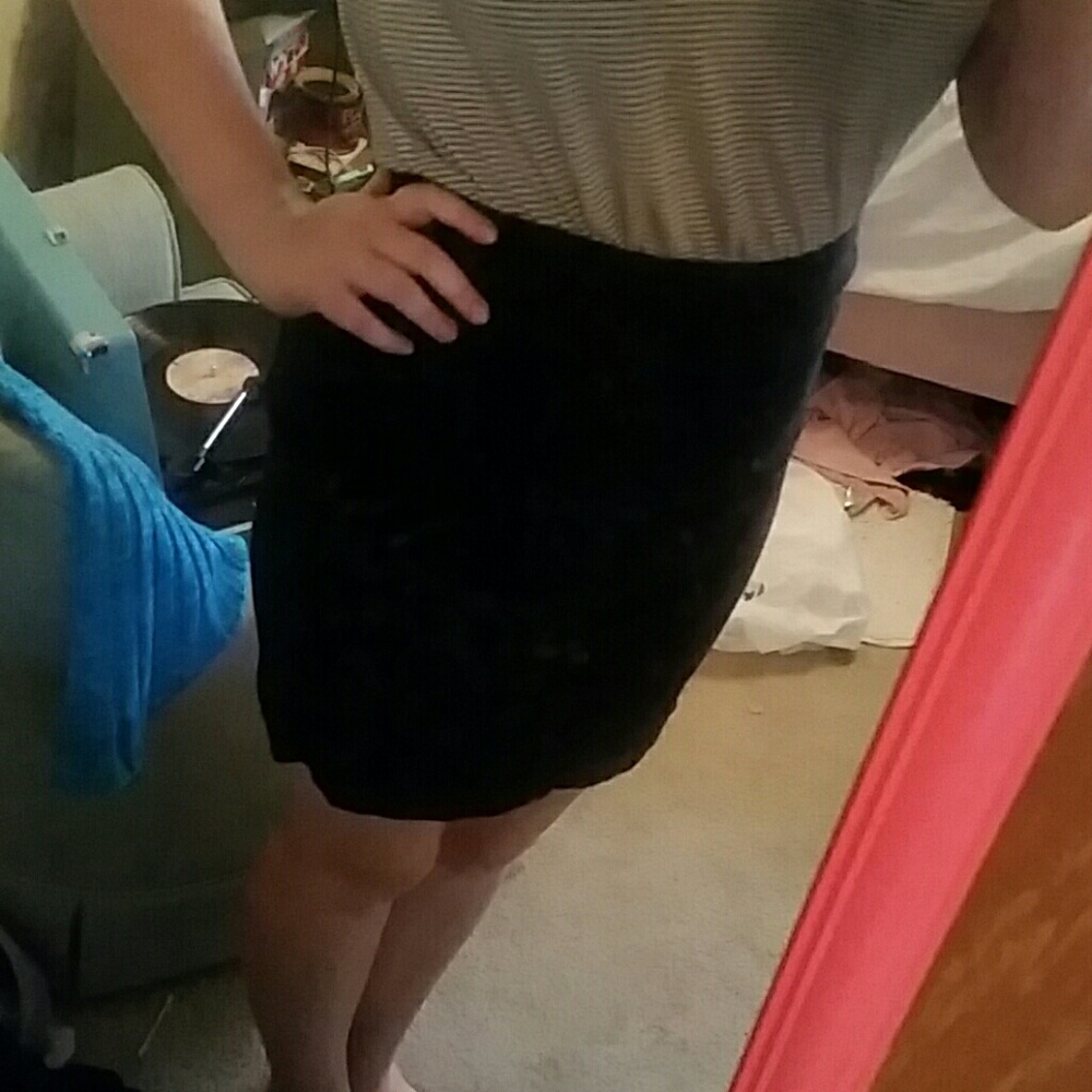 High waisted skirt