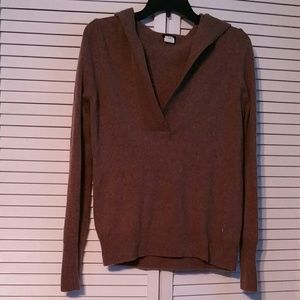 J Crew Womens Cashmere Hoodie Sweater