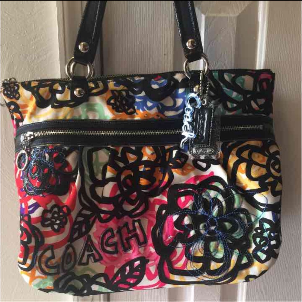 Gorgeous Coach Poppy Tote 🌸🌺