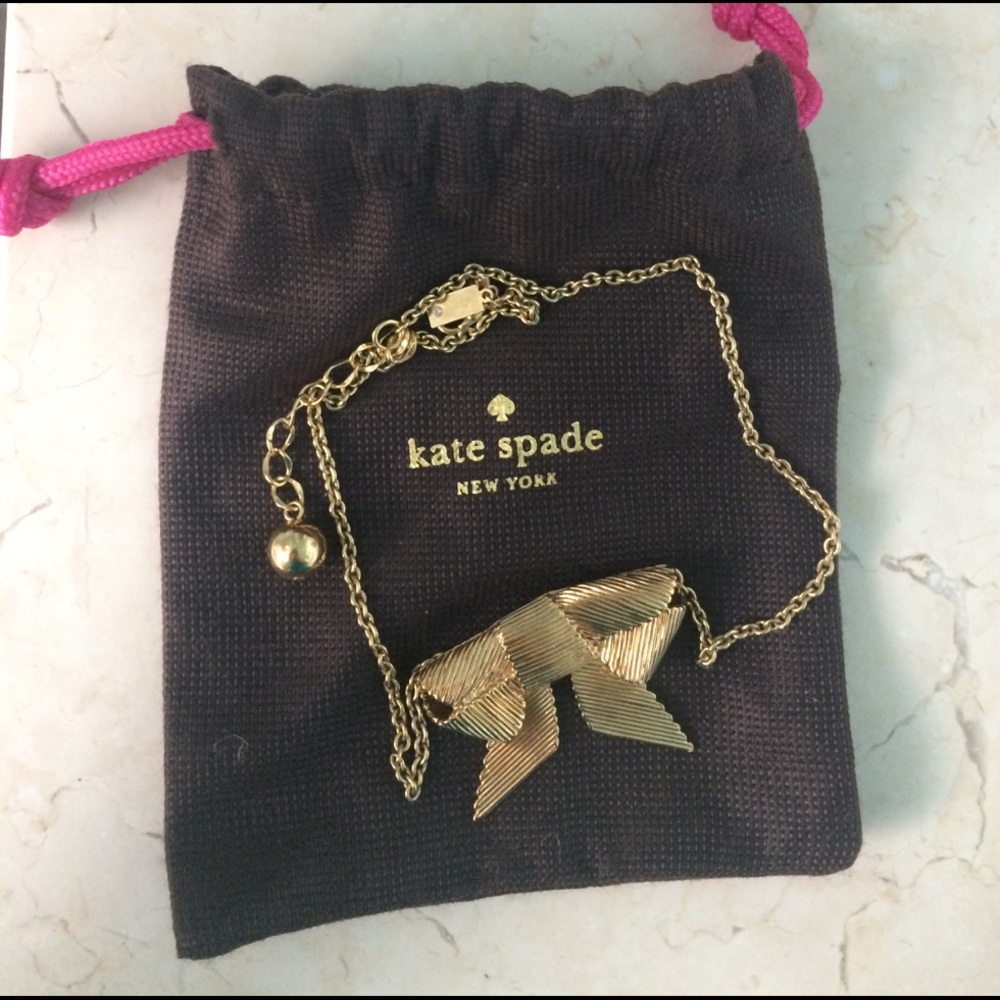 Kate Spade All Wrapped Up Bow Necklace