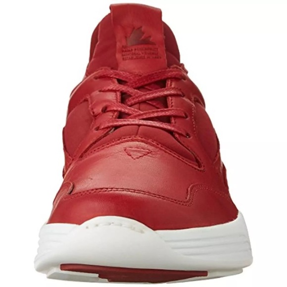 Pajar-Chelsea Red Leather Fashion Sneakers 11.5 - Picture 2 of 4