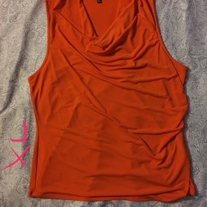 Short sleeve orange top size DL