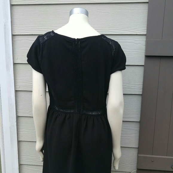 Pins and Needles Crepe Lace Inset Dress - Picture 3 of 4