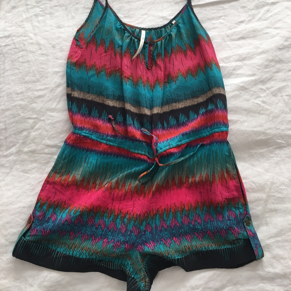 Multi-colored romper