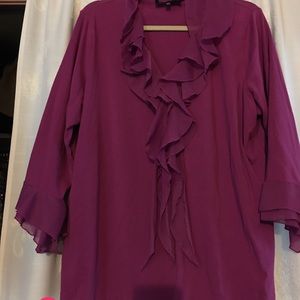 Purple blouse size 3x