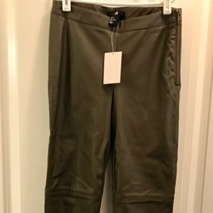 H&M Faux Leather Pants 💚 NWT!