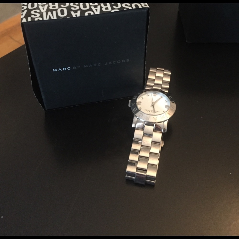 Marc by Marc Jacobs silver watch!
