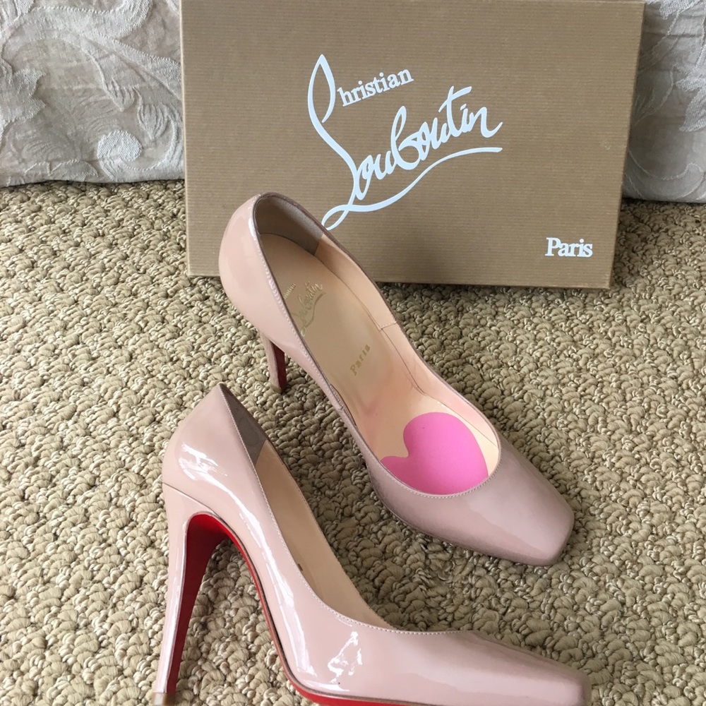 Louboutin heels - nude color