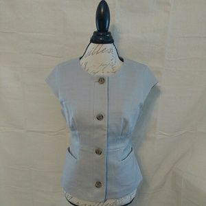 NWOT Structured Cap Sleeve BR top