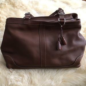 Genuine Leather Coach Tote bag