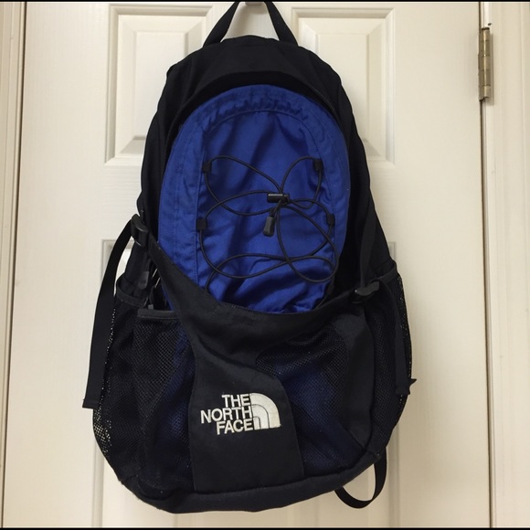royal blue north face backpack