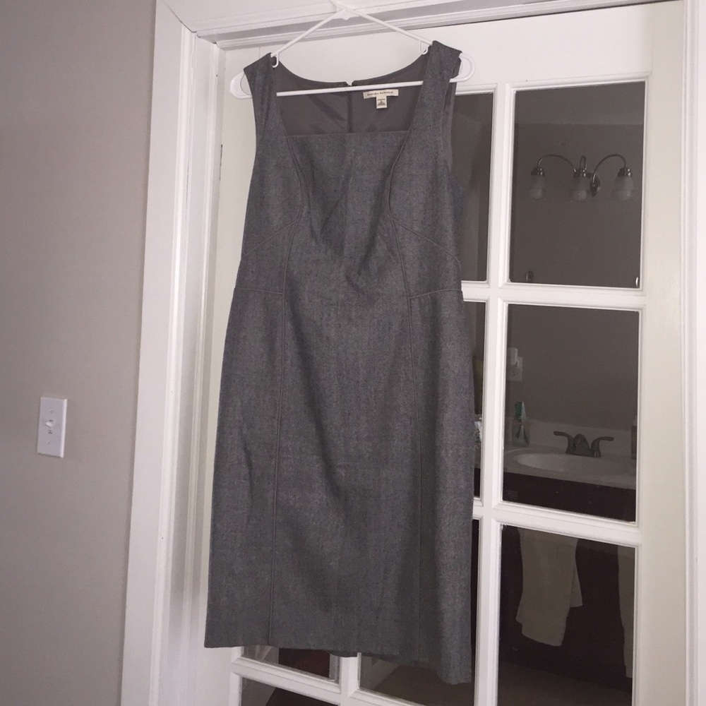 Gray Banana Republic Wool Dress Sz 12