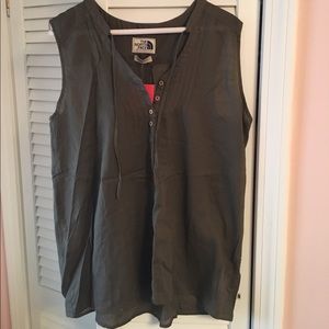North Face sleeveless top.