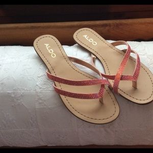 Aldo peach mirielis- never worn brand new in box