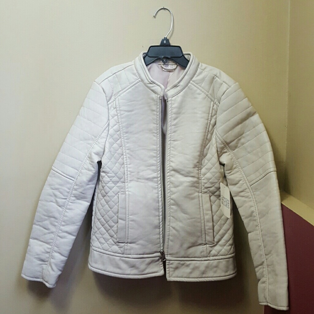 Girl's Pleather Moto Jacket