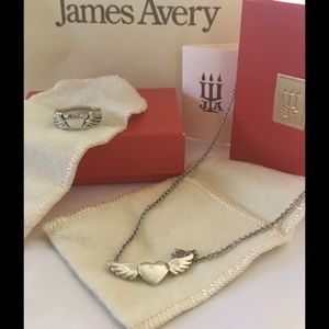 James Avery "Let Love Soar" Necklace & Ring Set