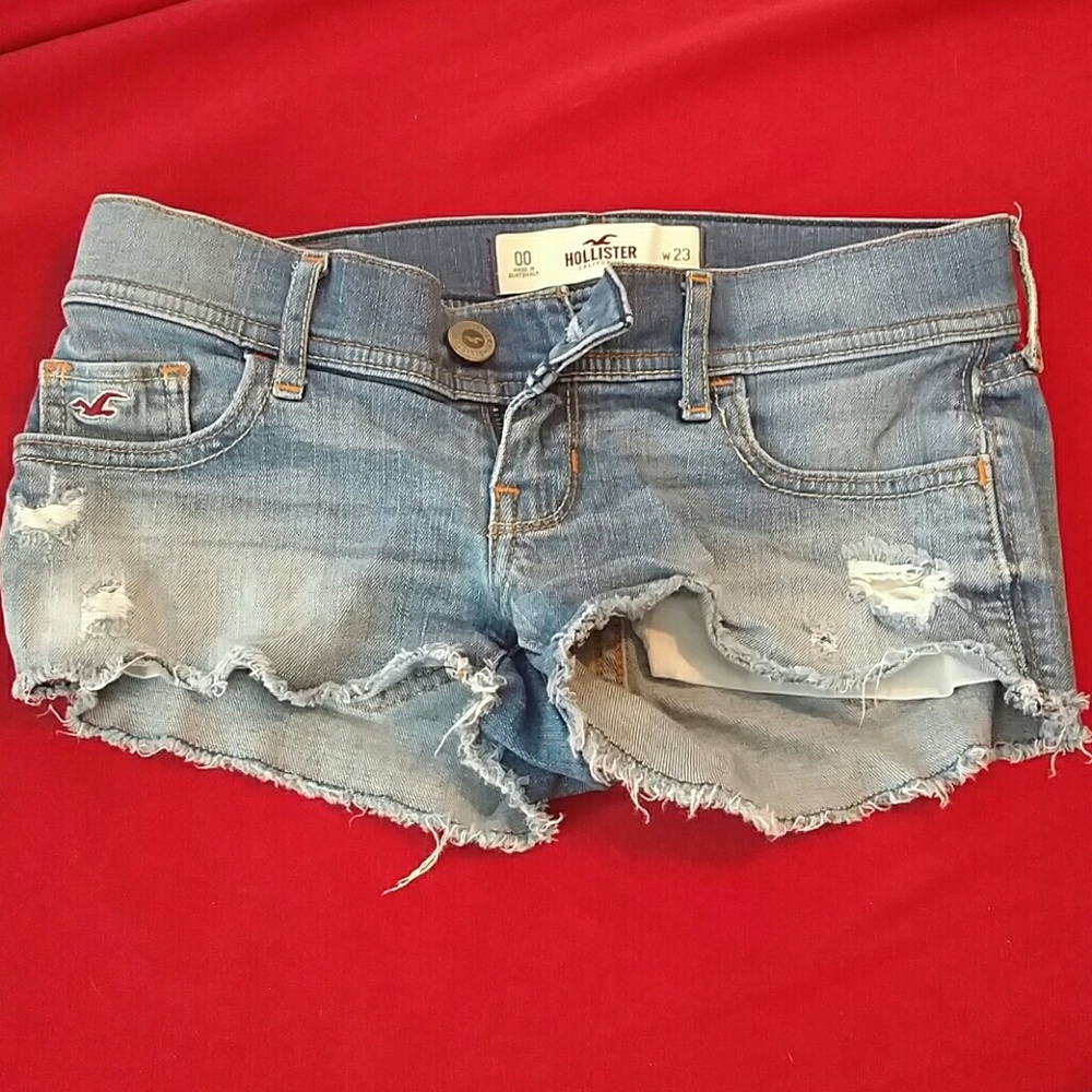 Hollister jean shorts