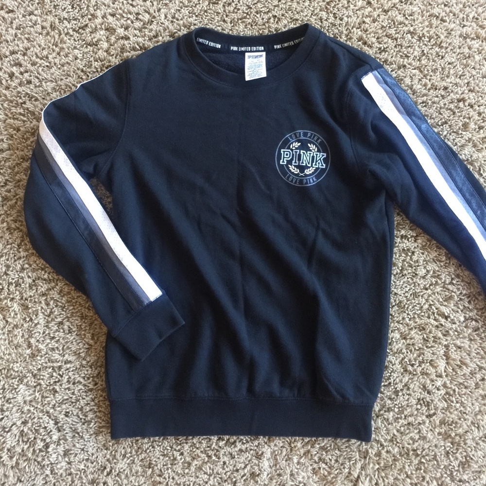 Pink crew neck sweatshirt XS