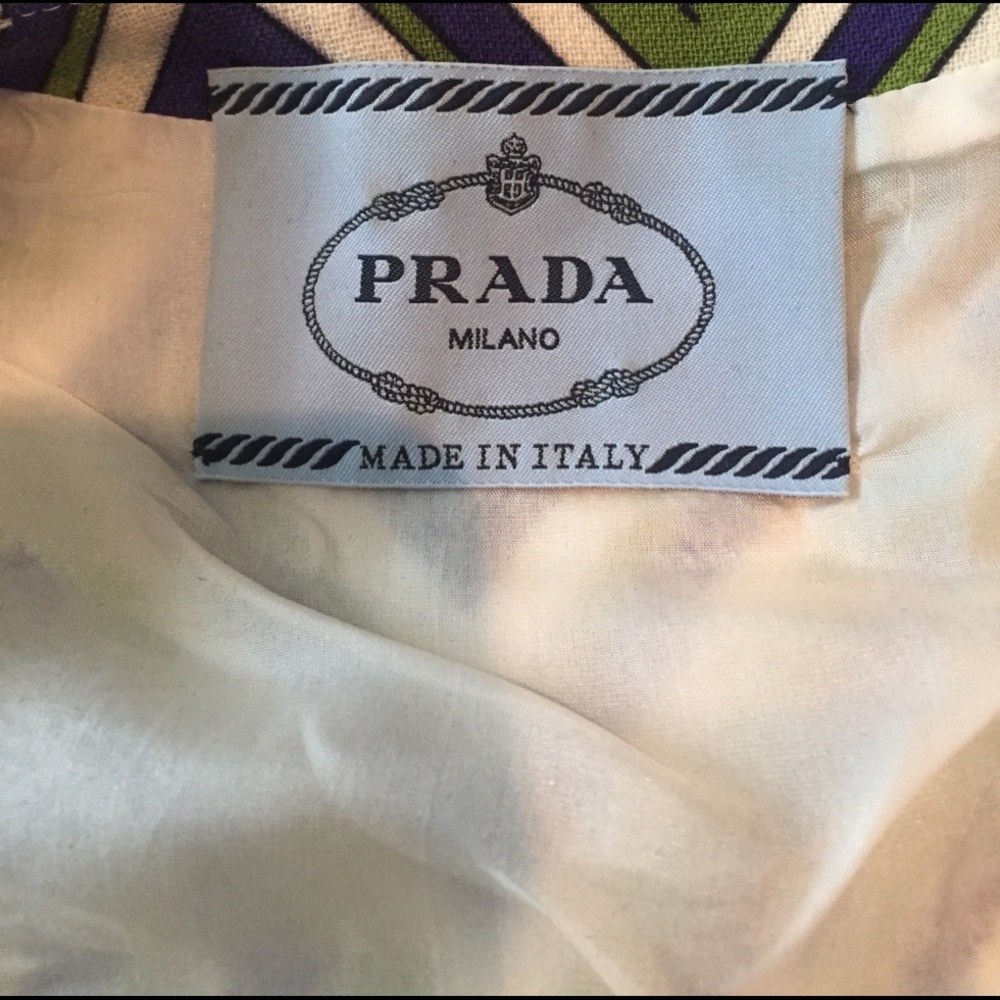 Prada gorgeous geometric print dress - Picture 5 of 6