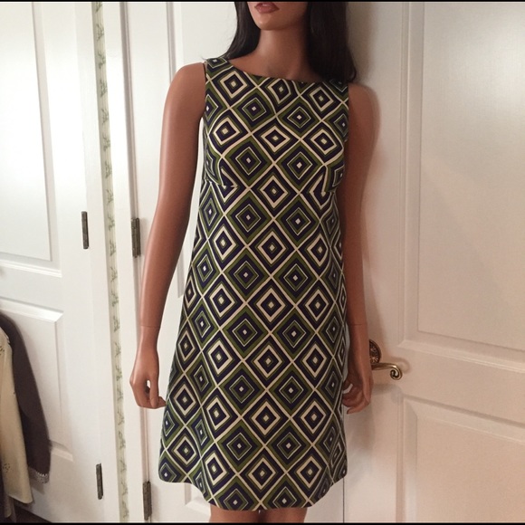 Prada gorgeous geometric print dress - Picture 2 of 6