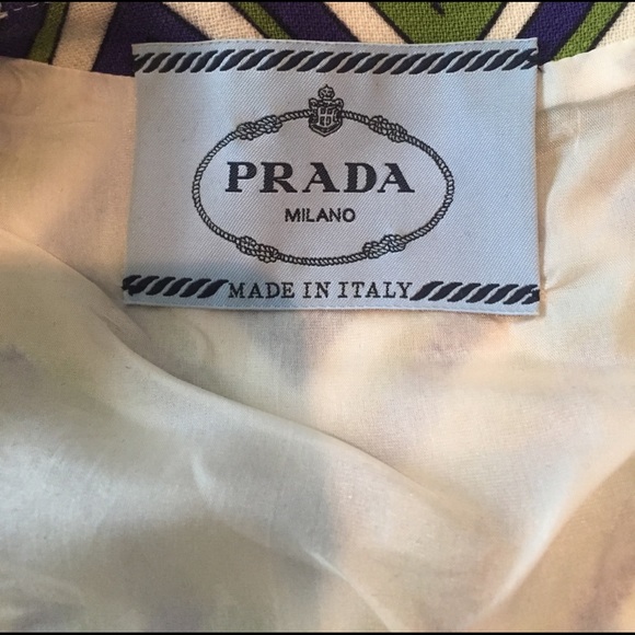 Prada gorgeous geometric print dress - Picture 5 of 6