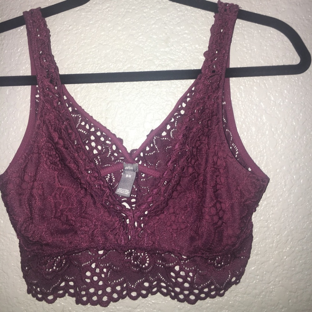 Purple lace Aerie bralette size medium!