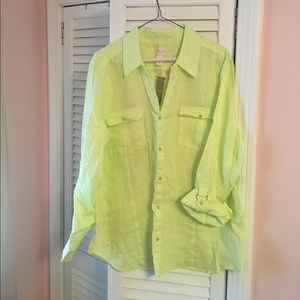 Chico's long sleeve button down shirt.