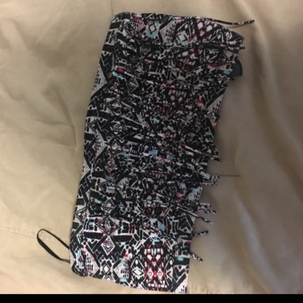 Tribal fringe bandeau