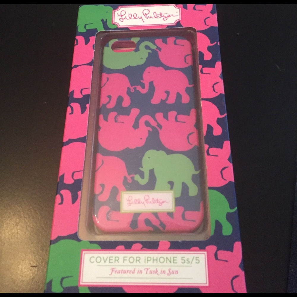 Lilly Pulitzer elephant iPhone 5/5s case!