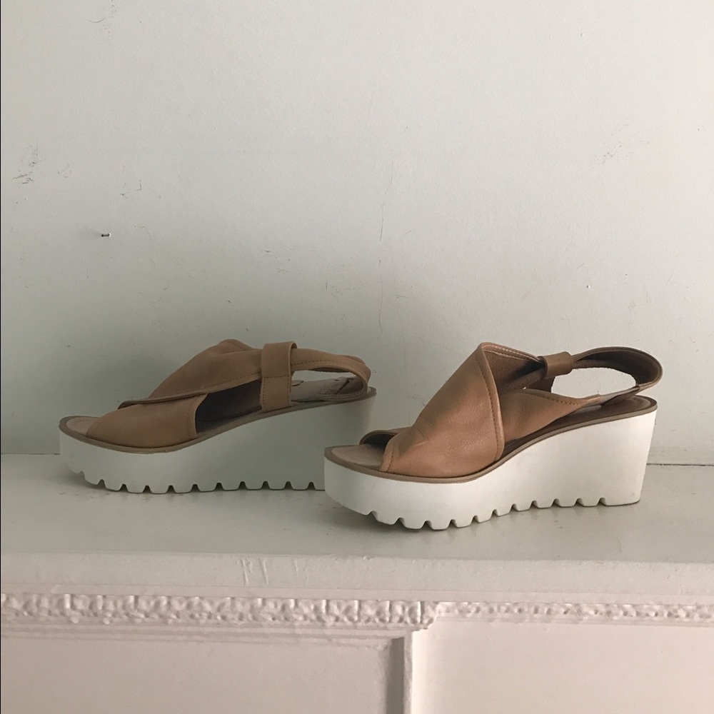 Anthropologie Wedges by Sandro Rosi