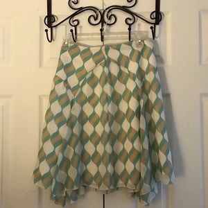 EUC "Girls from Savoy" Anthropologie  Skirt Size-2