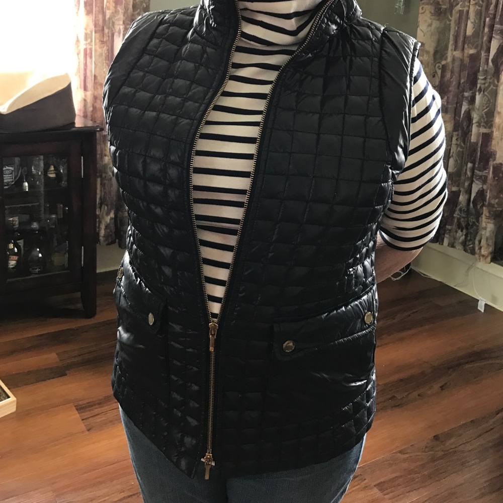 TORY BURCH Dark Blue Vest Size M