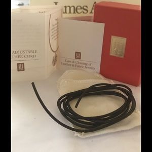 James Avery Brown Leather Cord, 2mm