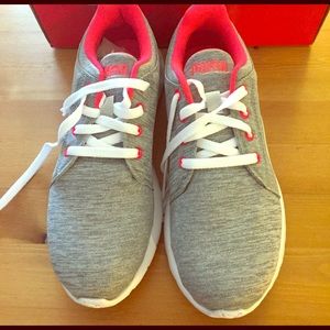 Gray Puma Running Sneakers, Size 9