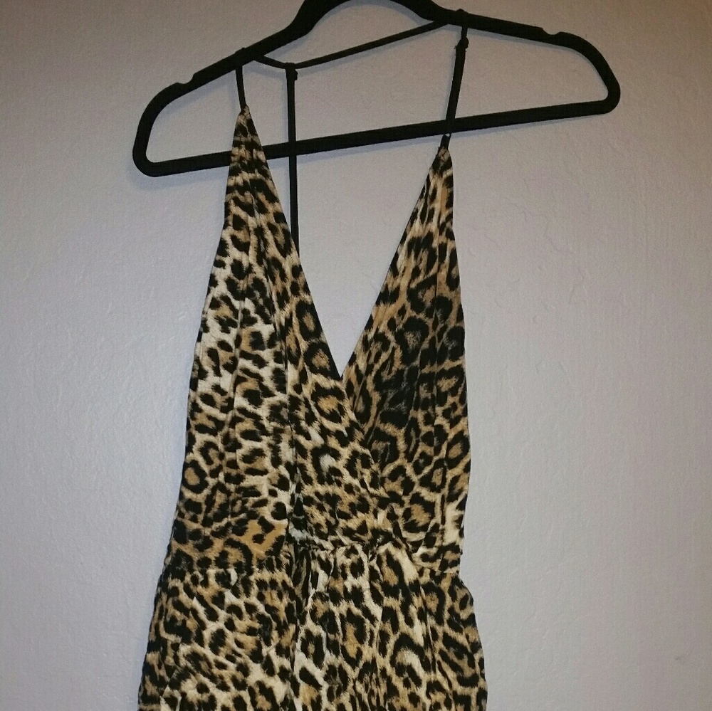 Cheetah romper